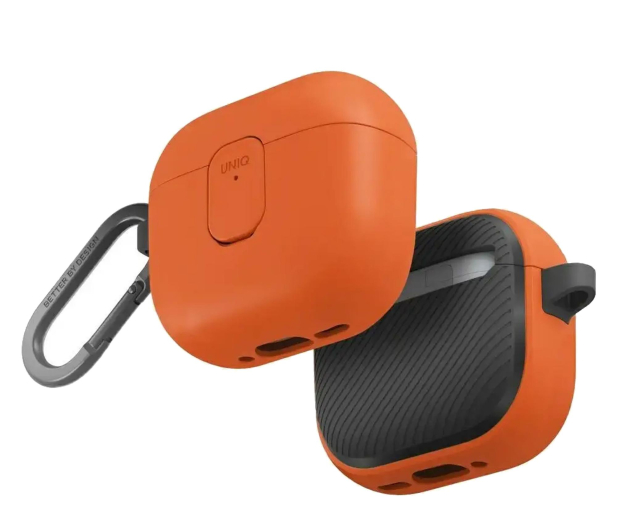 Uniq Etui Clyde do AirPods 4 Lock Case pomarańczowy - 1359225 - zdjęcie 4